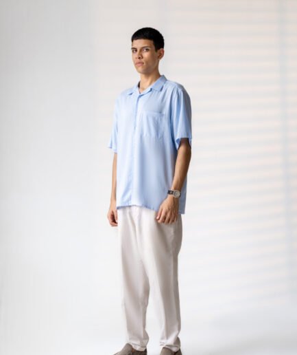 Sky Blue Relaxed Fit Shirt