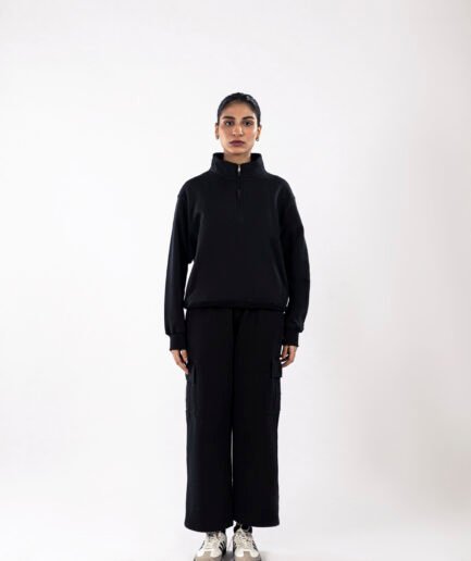 Women Black Coord Set