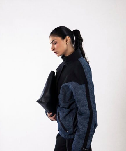 Women Cobalt Contrast Reversible Jacket